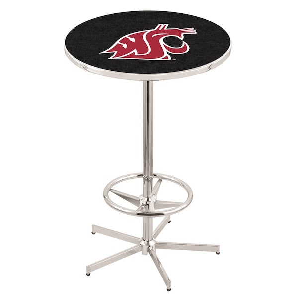 42" Chrome Washington State Pub Table